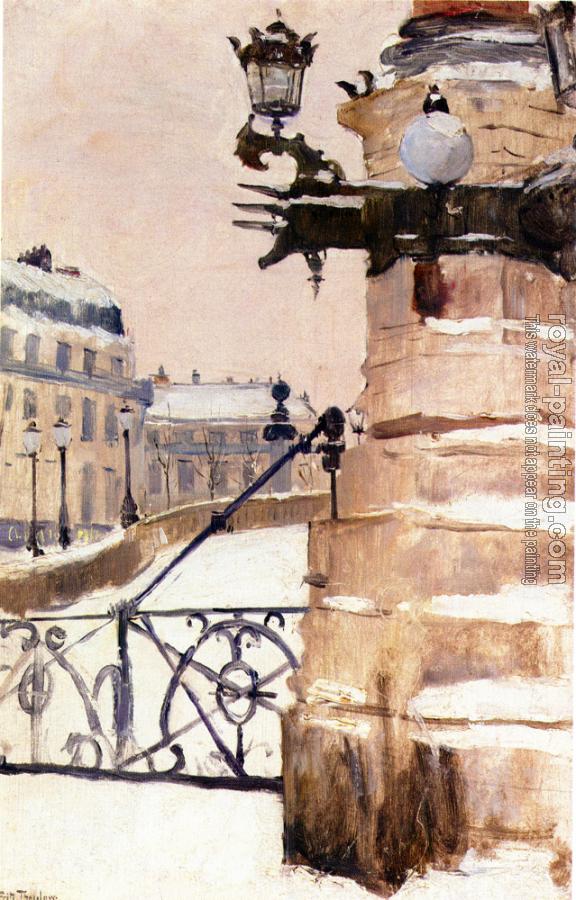 Frits Thaulow : Vinter I Paris, Winter in Paris